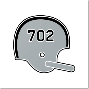 Las Vegas Raiders 702 Helmet Posters and Art